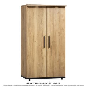 Linnenkast Braxton – 2 deurs